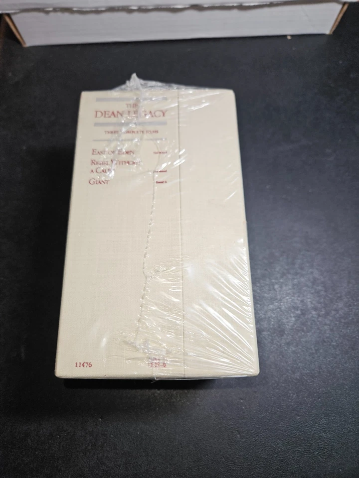 The James Dean Legacy (VHS Box Set Of 4) East of Eden, Rebel, Giant New Sealed - Image 4 of 4