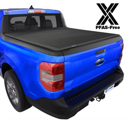 TYGER T3X Soft Tri-Fold in Fabric Tonneau Cover for 22-26 Maverick 4.5' Bed