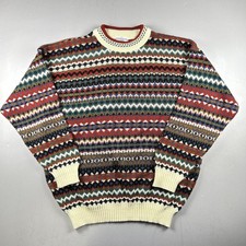 Vintage The Sweater Shop Sweater Mens 2XL Multicolor Fair Isle Crewneck England