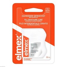 2x ELMEX Zahnseide gewachst mit Aminfluorid 50M