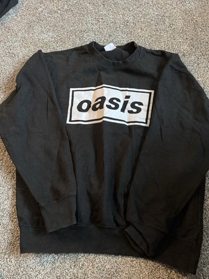 Oasis Band Crewneck Sweatshirt Liam And Noel Gallagher Large