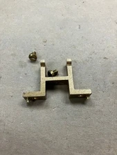 *HERSCHEDE 9 TUBE CLOCK MOVEMENT PART PENDULUM PERCH ANCHOR BRIDGE AND SCREWS