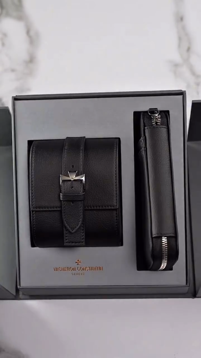 入手困難】VACHERON CONSTANTIN WATCH&ACC BOX 2025 New Vacheron Constantin Watch Travel Case – With Manual MADE
