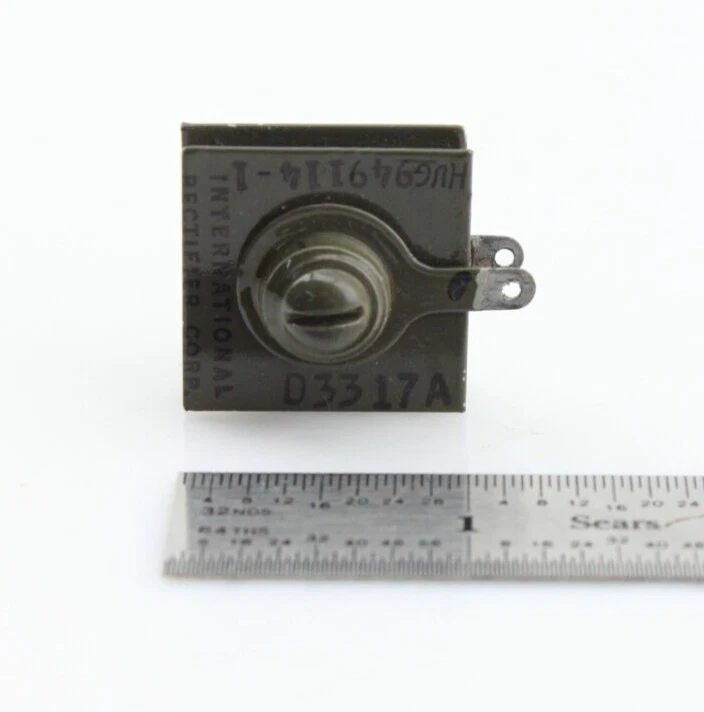 New Qty 1 NOS International Rectifier D3317A Selenium Rectifier Made in USA - Image 4 of 4
