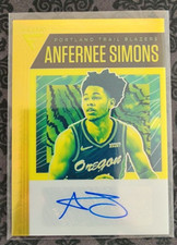 2020-21 Panini Flux Anfernee Simons Signatures Auto GOLD /10 Prizm #FLS-ANF