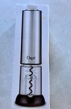 New Extravo Ozeri OW07A Stainless Steel Rechargeable Wine Opener Gift Housewarm