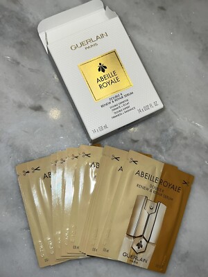 Guerlain Abeille Royale ~ Double R Renew & Repair Serum 14 Packets x 0.02fl Oz.
