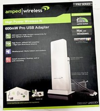 NEW Amped Wireless High Power Wireless-N 600mW Pro USB Adapter UA600EX