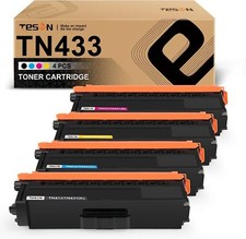 4PK TN433 TN431 Compatible Toner Cartridge For Brother HL-L8360CDW MFC-L8610CDW