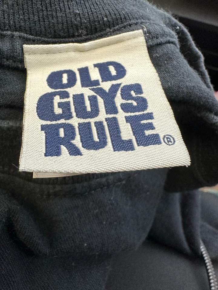 Camiseta Old Guys Rule Hombre’s Black Jack Daniel’s Estilo Talla XL Foto 4 de 4