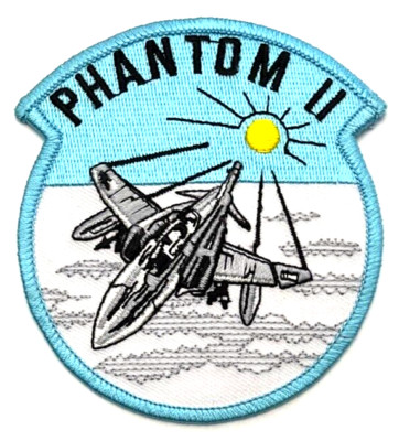 US AIR FORCE F-4 PHANTOM II FIGHTER - BOMBER AIRCRAFT PATCH (AFD) WILD WEASEL