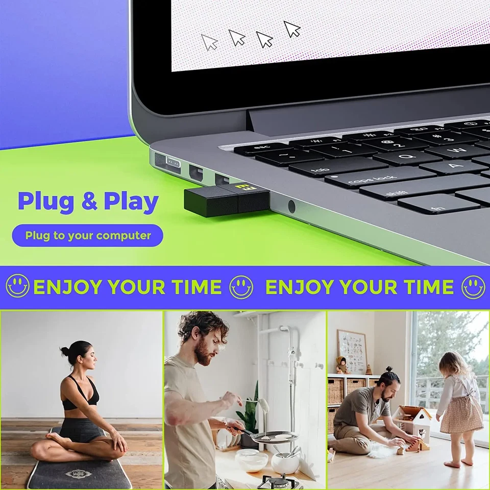 Mouse Mover (Mouse Jiggler / Mouse Simulator) -USB & Type C Discrete 2 in 1 plug - Image 4 of 4