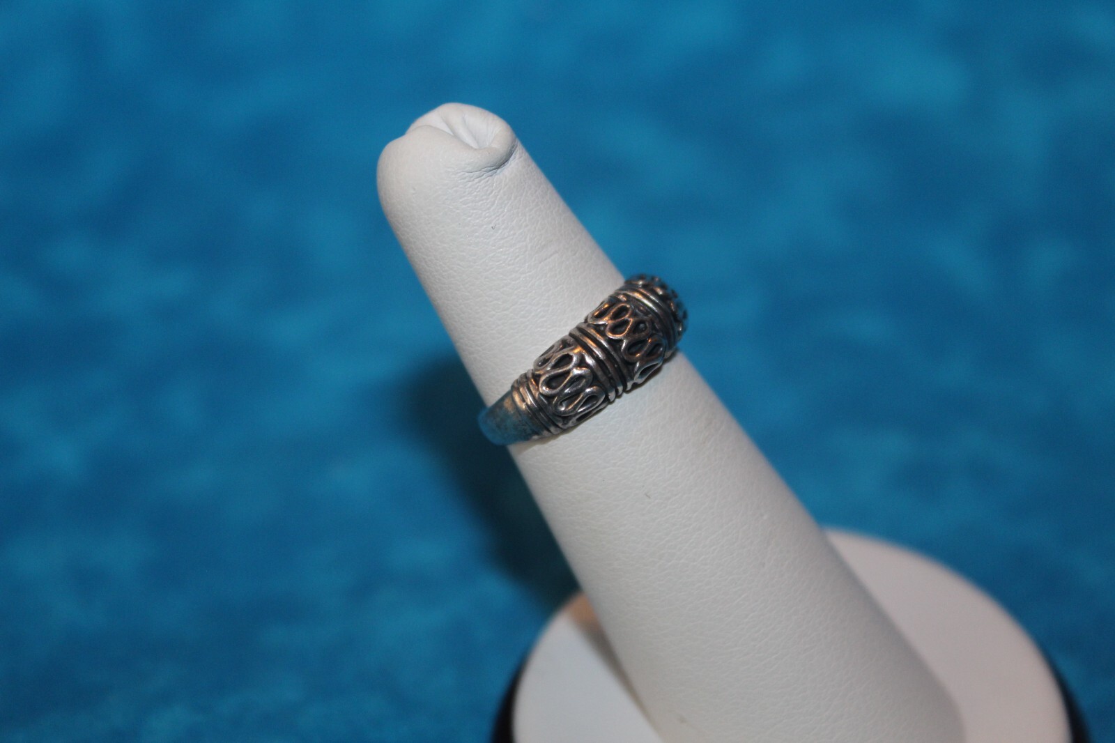 Squiggly Sterling Silver Ring - image 4