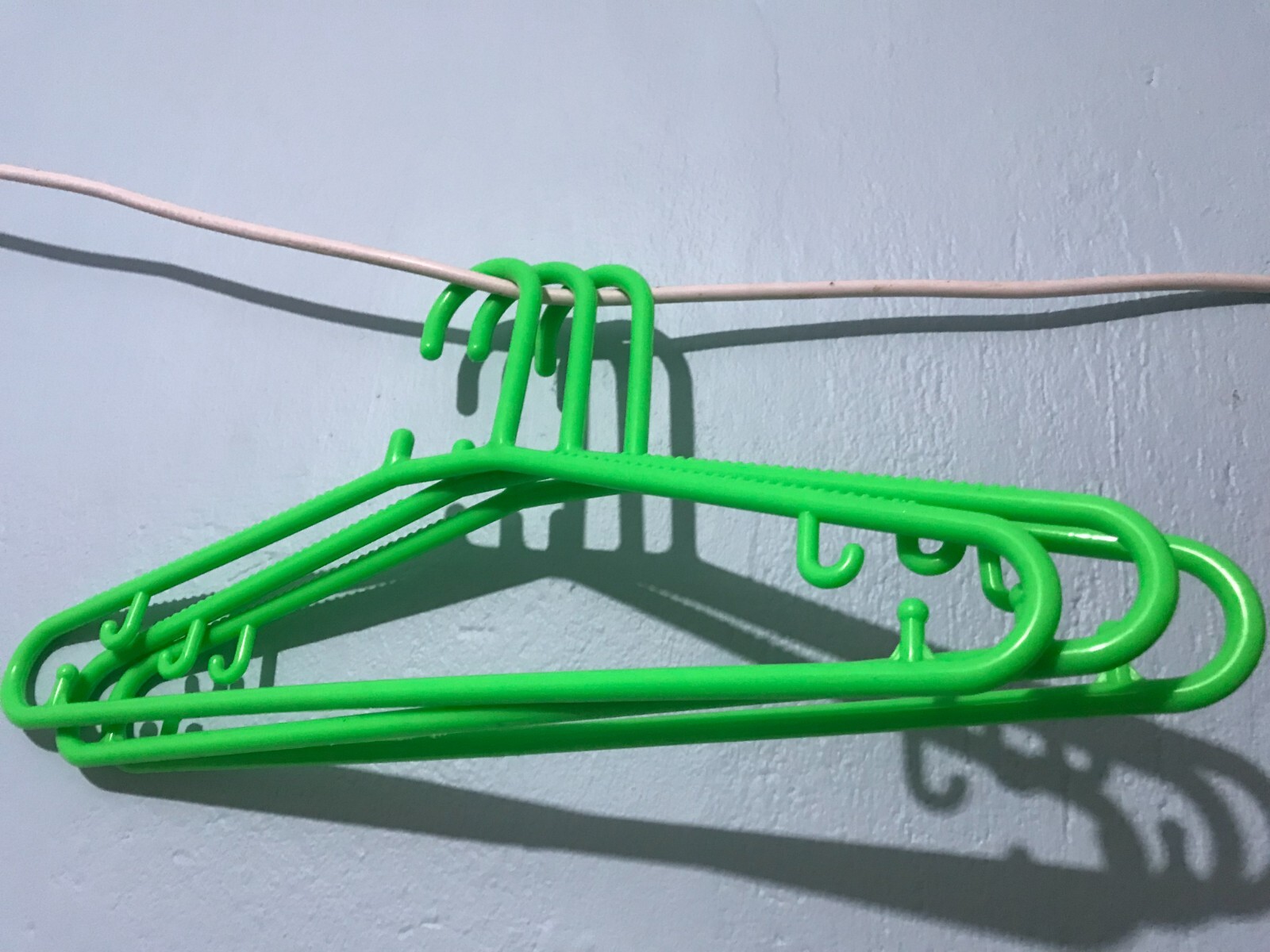 Clothing NonSlip Hangers organizer Space Saving Hanger Drying Plastic Racks eBay