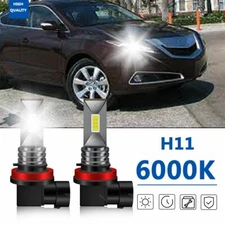 For Acura ZDX 2010 2011 2012 2013 H11 LED Foglight Bulbs Conversion Kit White