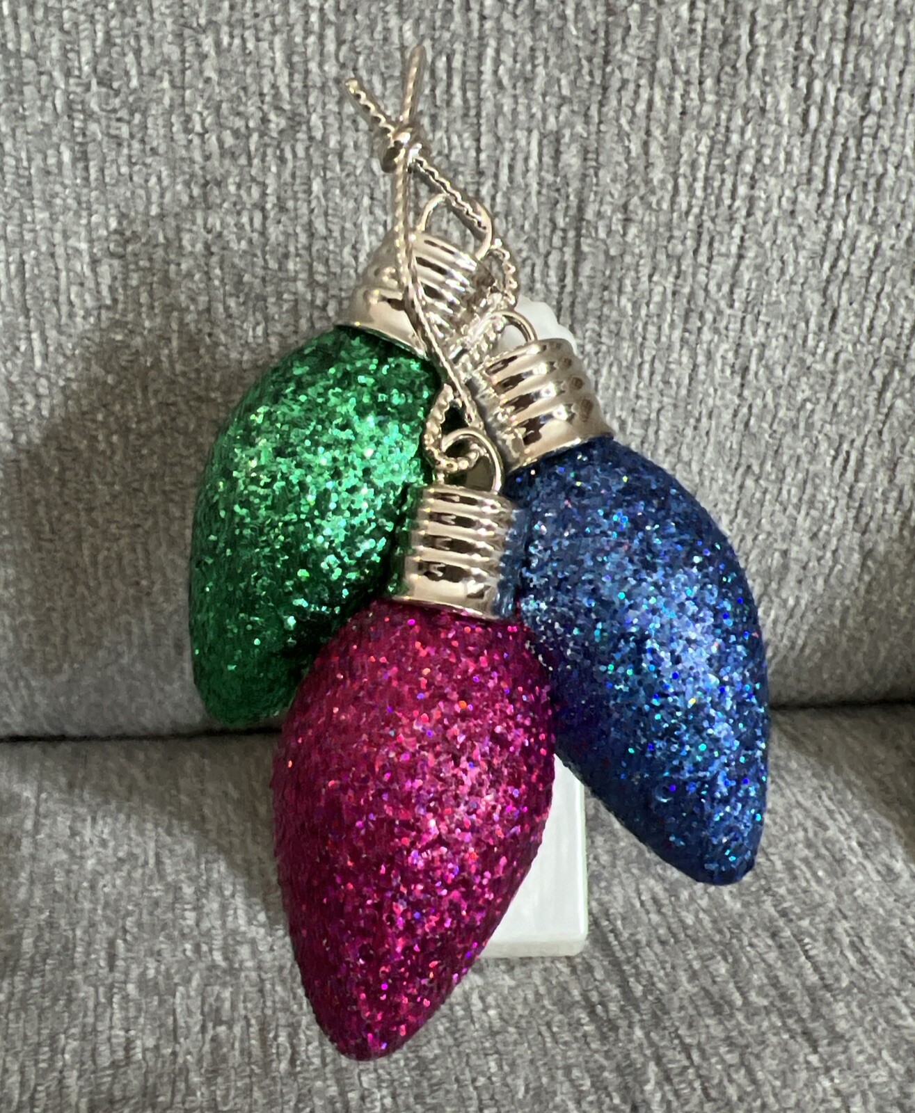Bath & Body Works  Wallflower Plug In Christmas Lights Glitter Bulbs A58-image