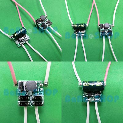 10x AC/DC LED Driver 1x3W 3x3W 600mA Power Supply 12V Lamp Light Bulb 3W 9W car