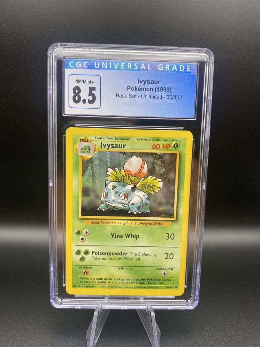 1999 ivysaur pokemon card SOLD] Pokemon TCG Graded Card: 1999 Ivysaur 1st Edition English #030 –  Vancity CJ Trading Cards main image 0