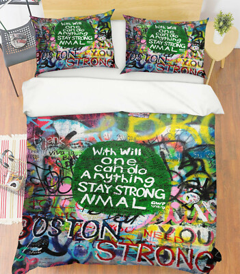 3D Wall Character ZHUA4706 Bed Pillowcases Quilt Duvet Cover Set Queen King Zoe