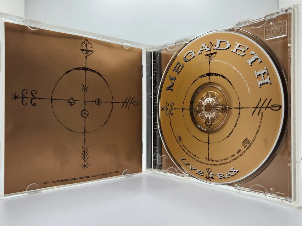 Megadeth Live Trax CD Complete with case & booklet 1997 Capitol JAPAN RELEASE - Imagem 4 de 4
