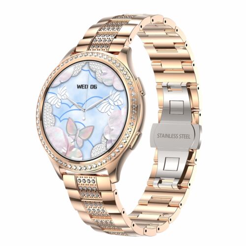 Luxury Smart Watch for Women Ladies Bluetooth Wristwatch Sports Fitness Tracker - 第 1/18 張圖片