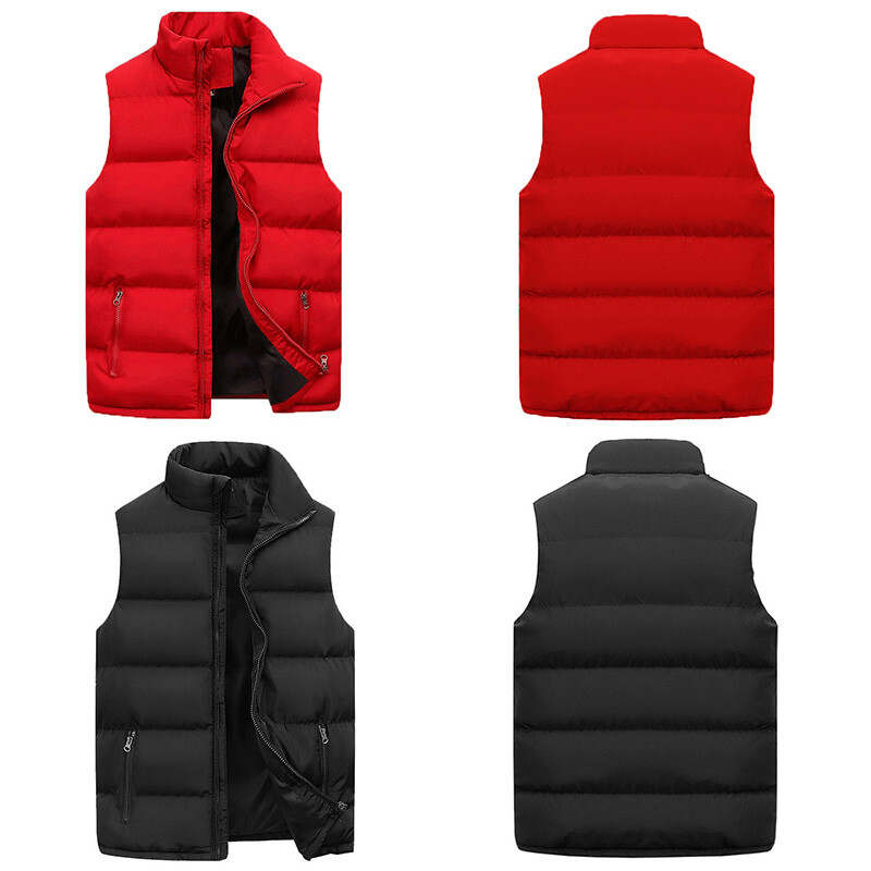 Hombre Camiseta sin Mangas Chaquetas Chaleco Invierno Grueso Ropa de Trabajo "