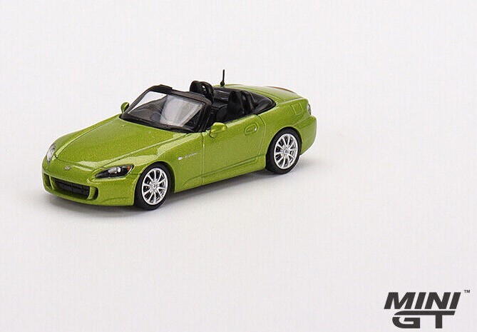Mini GT 1:64 Honda S2000 (AP2) Lime Green Metallic Diecast Model