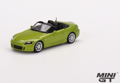 Mini GT 1:64 Honda S2000 (AP2) Lime Green Metallic Diecast Model