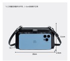 RFID Crossbody Bag Leather Cell Phone Purses for Women Touch Screen Phone Wallet — photo 4