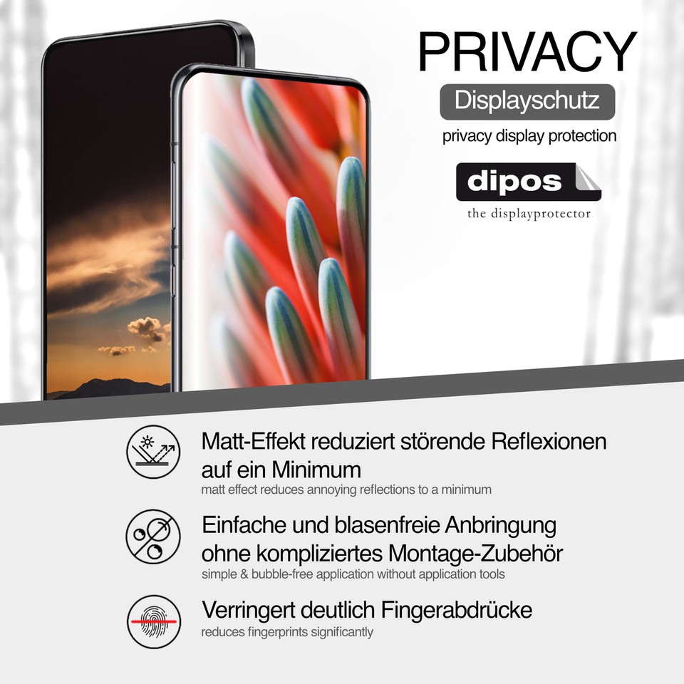 2 Pellicole Protettive Dipos Crystalclear Per Ulefone Power 2, Taglio Laser, Made In Germany - 4