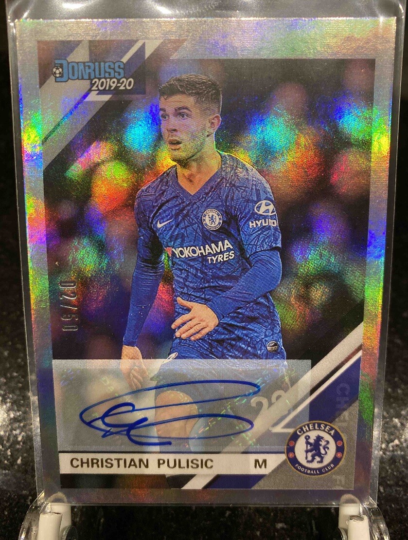 2019 Panini Chronicles Donruss Christian Pulisic Auto /50 #53 USA 