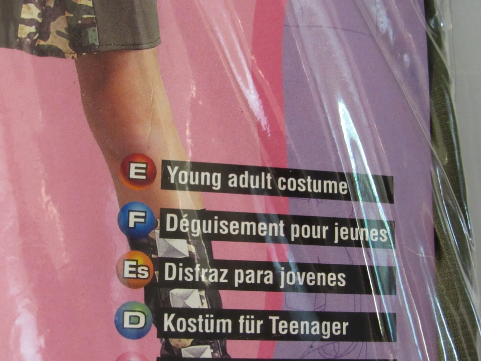 Niñas Adolescentes Adolescentes Camuflaje Ejército Militar Mayor Cutie Halloween Disfraz Talla Juniors 5 Foto 3 de 4