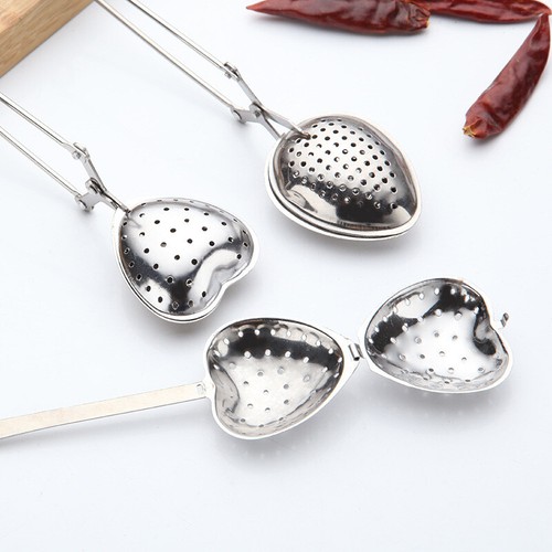 Stainless Steel Spoon Tea Leaves Herb Mesh Ball Infuser Filter Squeeze Strainer` - Picture 6 of 17