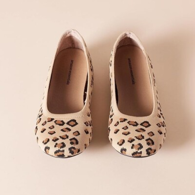 Amazon Essentials Women's Knit Ballet Flat - Size - 5