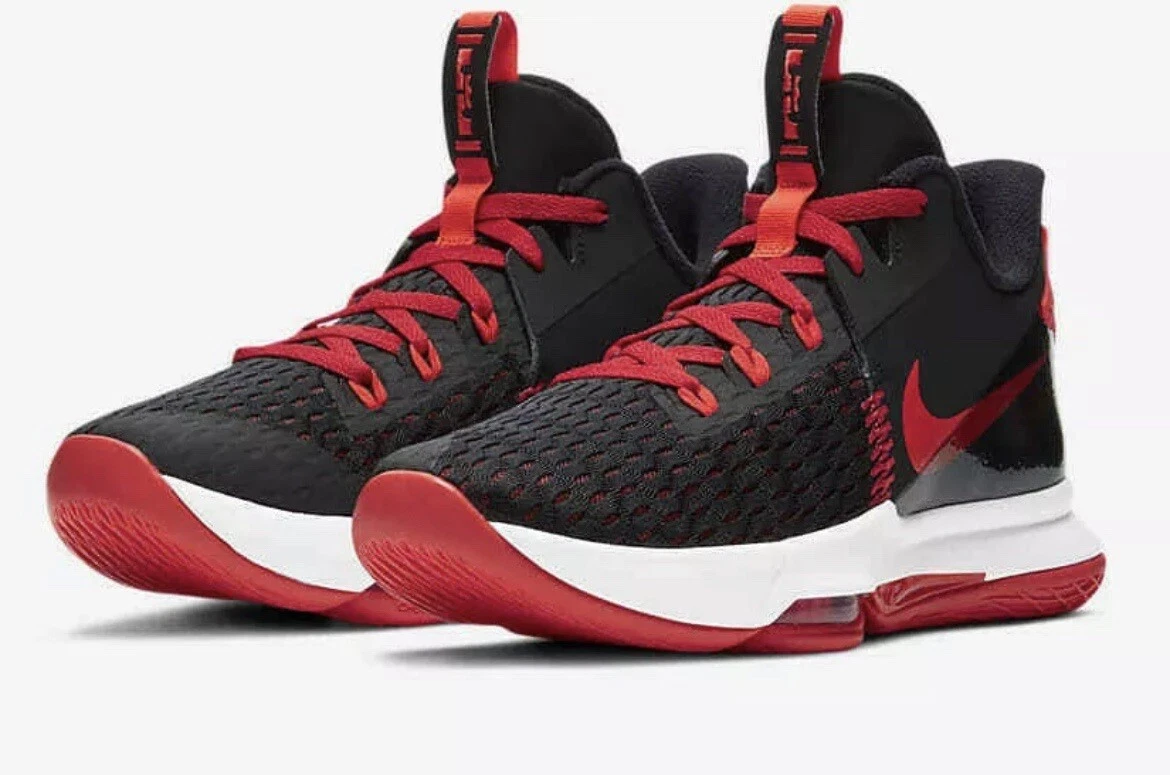Lebron 5 black and red sale