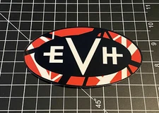 3 SIZES - EVH Eddie Van Halen Tribute Decal Sticker Rock Guitar Case FREE SHIP 