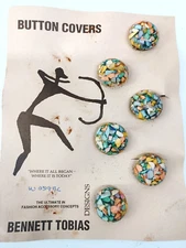Bennett Tobias designs button covers (6-buttons)