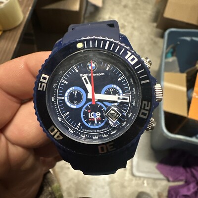 BMW Motorsport Chronograph ICE-Watch 48MM Rare color sequence. | eBay