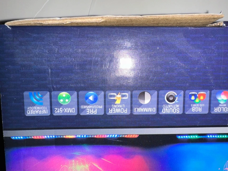 Chauvet COLORSTRIP MINI DMX LED Multi-Colored DJ Light Bar Effect Color Strip - Image 2 of 3