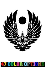 Vinyl Decal Truck Car Sticker Laptop - Star Trek Next Generation Romulan Symbol