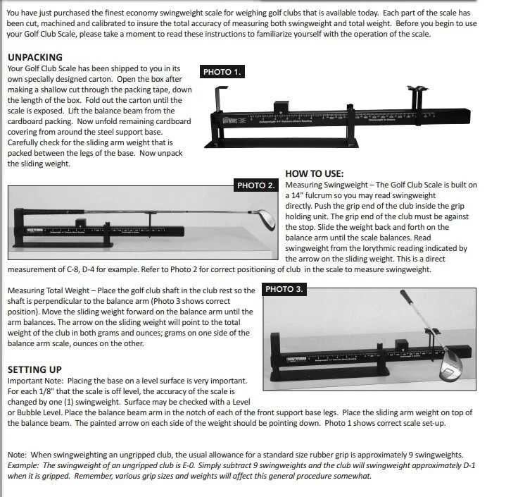 V-Line SwingWeight Scale Golf Club Swing Weight & Total Weight Measuring Tool - Image 2 of 4
