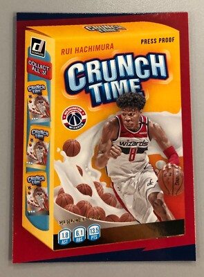 Rui Hachimura 2020-21 Donruss Crunch Time Press Proof #11