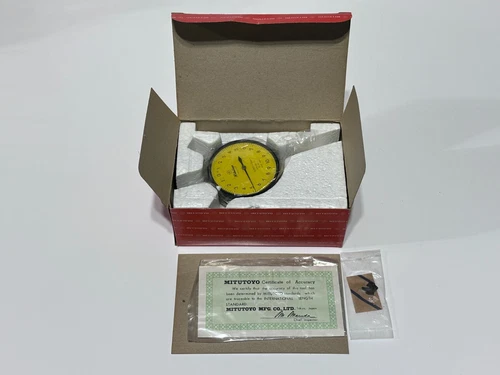 NOS Mitutoyo Japan No. 2011-11 Jeweled Shock Proof 0.002-0.5mm Dial Indicator