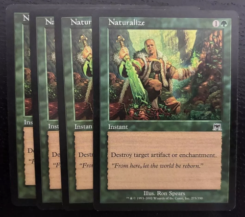 TOP 4 x Naturalize / Naturalisieren - ONSLAUGHT - englisch ** 2002 **