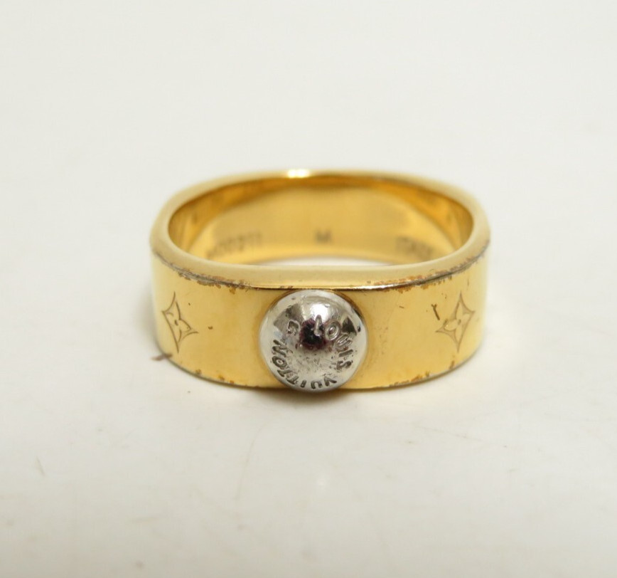 Authentic Louis Vuitton Monogram Ring M00211 M #4… - image 1
