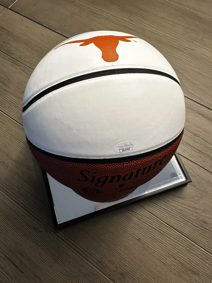 KEVIN DURANT Signed Autographed UT TEXAS LONGHORNS Logo Basketball JSA Certified - Image 3 of 4