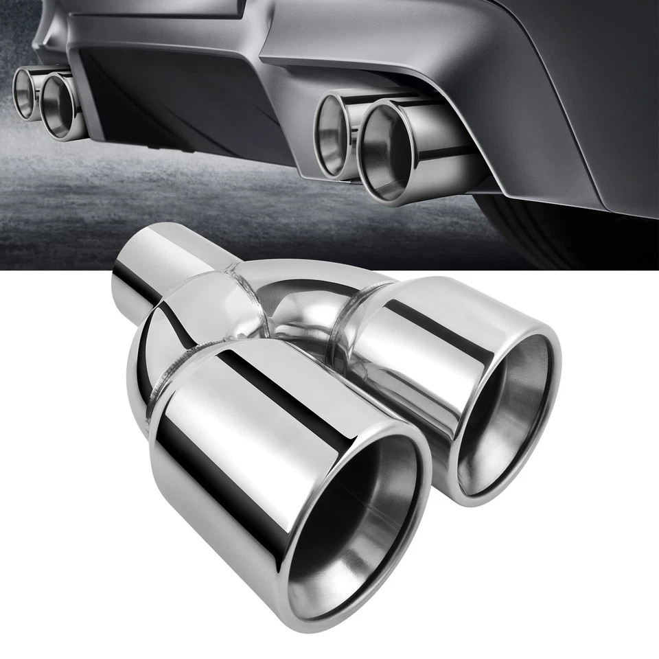 Tubo de escape de doble pared para Dodge Charger 2011-2014 de 2,5" a 3,5"" Foto 2 de 4