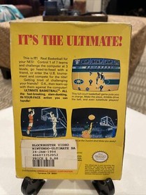🎮 Ultimate Basketball (Nintendo Entertainment System, 1990) NES W/ Box Works!