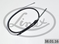 Linex 38.01.16 Handbremsseil L/R Rechts, Links FüR Ibiza 4 Polo 5 1.0-1.9D