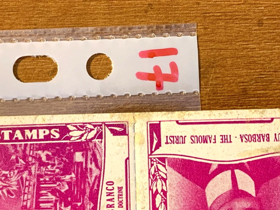 Brazilian Historical 1939 Worlds Fair (?) Amoco (?) (24) Stamp Sheet (#17) - Image 3 of 4